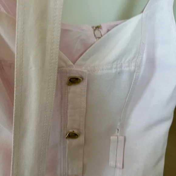 AJE Clay Belted Midi Dress in Pastel Pink, AU 6 / US 2 - Picture 7 of 13